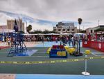 En la explanada de la Plaza Mayor se lleva a cabo el Primer Festival de Robótica que organiza el ayuntamiento de Torreón y el Instituto Municipal de Cultura y Educación (IMCE).