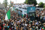 Desfile del quinto campeonato de Santos Laguna, mismo que se obtuvo en Querétaro.