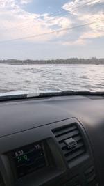 Lluvias paralizan tráfico en La Laguna