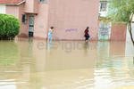 Provocaron inundaciones en distintos sectores de la ciudad.