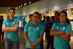 Los Guerreros estuvieron presentes este lunes en el Museo Arocena, para conocer la magna exposición denominada “Goles y Pasiones. 11 décadas de Futbol en México”.