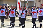 Rescatistas de la Cruz Roja participaron.