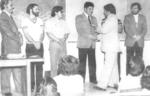 16092018 Salvador Hernández, Rodolfo Castro, Manuel Aguilera, Enrique Canales y Luis Atkins, en 1981.