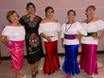27092018 Lucy, Nena, Tere, Lauris y Güera en pasada fiesta mexicana.