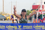Por la rama femenil en la modalidad de 10 kilómetros, la gran ganadora fue Wendy Leticia Morales.