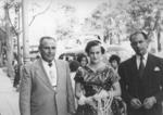 Sr. Alfonso Galván Castro (f), Sra. Amabilia Galván y Sr. Everardo Ríos Agüero (f)
en 1955.