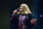 La cantante Tania Libertad se presentó anoche  en Lerdo como parte del Festival Revueltas.