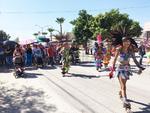 Se realizó una procesión por la avenida Juárez.