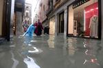 Un 70% de Venecia se inundó.