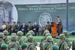 En la ceremonia de entrega el gobernador celebró y agradeció el trabajo del Ejército y la Marina en contra del crimen.