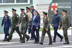 Al evento acudieron el secretario de la Defensa Nacional, Salvador Cienfuegos Zepeda y el gobernador, Miguel Ángel Riquelme Solís.