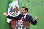 El presidente de México, Enrique Peña Nieto, encabezó la ceremonia del Premio Nacional de Deportes y Premio Nacional de Mérito Deportivo 2018, en la residencia Oficial de Los Pinos.