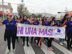 En el marco del Día Internacional de la Eliminación de la Violencia hacia la Mujer, colectivos de La Laguna se reunieron para marchar y exigir además un alto a la violencia institucional.