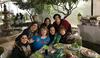 Carmen Cervantes, Judith Ortiz, Susana Herrera, Cristina Gómez, Teresa Trevino y  Claudia Sarraf con la festejada