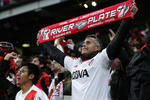 Los jugadores de River Plate gritaron por todo lo alto la victoria.