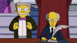 Algunos de los personajes secundarios más conocidos son Abe Simpson, padre de Homero.