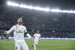 El capitán Sergio Ramos marcó también un tanto del Madrid.