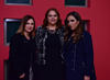 23122018 EN POSADA.  Pamela Ochoa, presidenta, Soraya Martínez, secretaria, y Enith Barrales, tesorera, del Colegio de Otorrinolaringología de La Laguna.