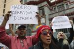 En embajadas de distintos países también se manifestaron en rechazo al presidente venezolano.