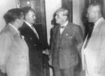 Fotografía tomada en los años 50, estando el Pdte. Adolfo Ruiz Cortines en compañía de don Jesús H. Martínez, distinguido empresario de la ciudad de Durango.