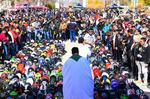 Procedentes de Coahuila, Nuevo León, Chihuahua, Zacatecas, San Luis Potosí, Jalisco, Querétaro, Ciudad de México y de Estados Unidos, los motociclistas participaron en la ceremonia de la Bendición de los Cascos en Parras.