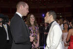 El Príncipe William y Rami Malek