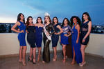 Las candidatas junto a Giselle Nuñez, Miss Global 2018.