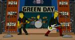 Green Day tuvo su aparición al inicio de la película de Los Simpsons, donde se les ve también parodiando la escena del hundimiento del Titanic.