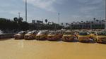 Protestan taxistas de Torreón; exigen regular plataformas digitales