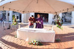 La misa fue oficiada por el padre Javier Silva.