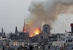 Se incendia catedral de Notre Dame de París