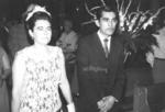 Amparo Garza de Mora (f) y Miguel Rosales (f) en 1970.