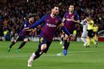 Messi marcó doblete.