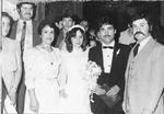 Los novios Raúl A. y Adriana García acompañados de la Sra. Aída G. Fraire Soto y su tío Roberto Fraire. 28 de
junio del 86.