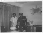 Tomás y Lico en San Pedro, Coahuila, en 1964.