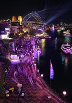 Inauguran el Festival de luces Vivid de Sídney