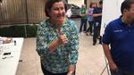 La candidata del PAN a la alcaldía de Gómez Palacio, Claudia Galán, acudió a emitir su voto a la casilla 552 y exhortó a la ciudadanía a que cumpla con este derecho.