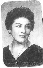 Ma. del Carmen Zúñiga Herrera. 1 de junio de 1933, cumpliendo 86 años.