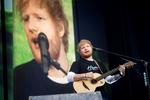 Ed Sheeran ofrece concierto en el Wanda Metropolitano de Madrid