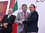 Se reconoció a Iván Hernández, quien obtuvo su premio en la categoría de Periodismo de Espectáculos por su texto 'Historia de la vía corrupta'., Entregan en Torreón el Premio Estatal de Periodismo 2019 