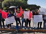 La Federación Nacional de estudiantes Revolucionarios Rafael Ramírez (FNERRR),  este jueves realizó una protesta nacional.