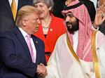 El presidente estadounidense Donald Trump, con el príncipe heredero saudí.