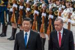 Xi y Erdogan presidieron la ceremonia.