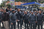 La protesta se llevó a cabo en las instalaciones del Centro de Mando de la Policía Federal, ubicado en la alcaldía de Iztapalapa, en el oriente de la capital.