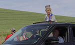 Fourth of July

A cardboard cutout of Britain's Queen Elizabeth II is displayed through the sunroof of a car taking part in a Fourth of July parade, Thursday, July 4, 2019, in Johnson, Wash. The community parade, which draws thousands of people each year to the tiny farming community in Eastern Washington, has been an annual tradition since 1967. (AP Photo/Ted S. Warren)
