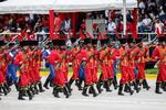 El desfile fue convocado por el gobernante, Nicolás Maduro.