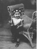 Victoria Chapa de Arratia a los 2 años de edad
en 1929.