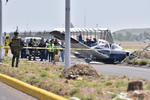 El piloto fue identificado como Rogelio Villarreal de la Garza, de 55 años de edad.
