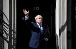 Johnson, de 55 años, pronunció un discurso inaugural a las puertas de la que es ya es su residencia oficial, el 10 de Downing Street.
