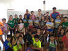 04082019 FELICES.  Idoia Leal presentó su libro Gilda y el muro mágico a los niños del curso de verano YMCA Torreón.